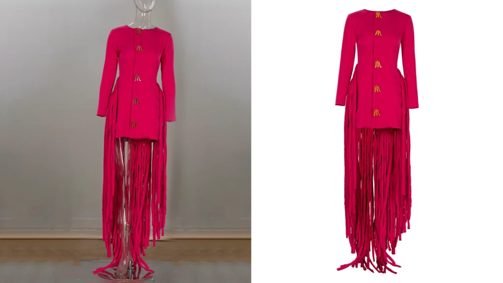 Ghost mannequin product photo editing service