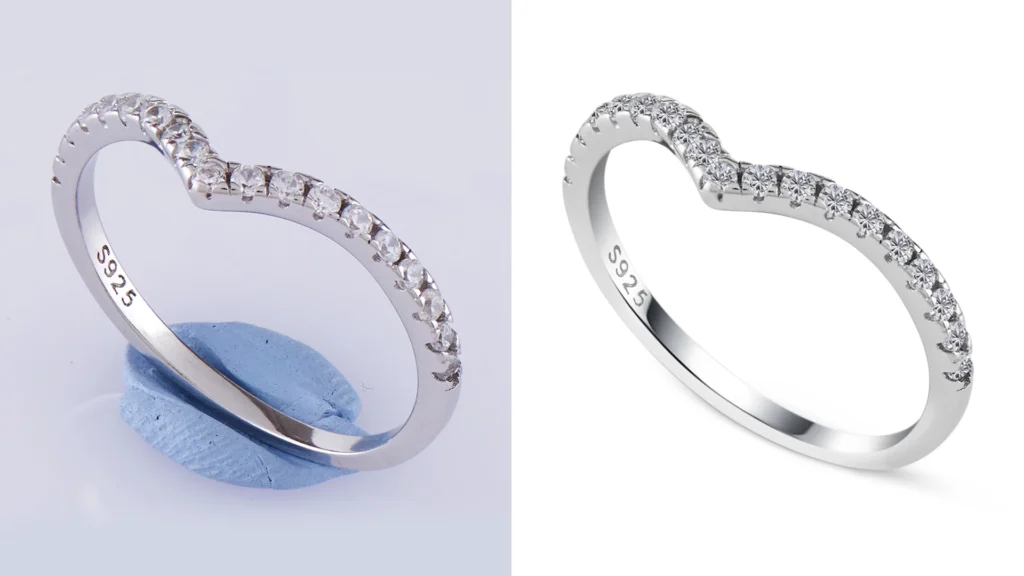 High-end jewelry photo retouching service