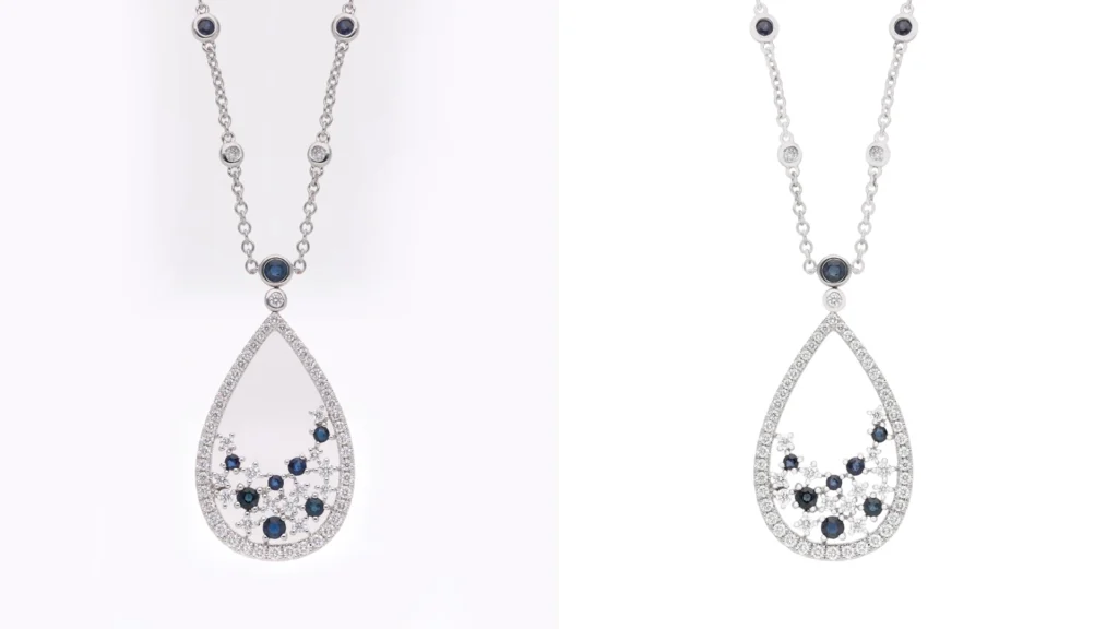 Jewelry photo retouching for e-commerce